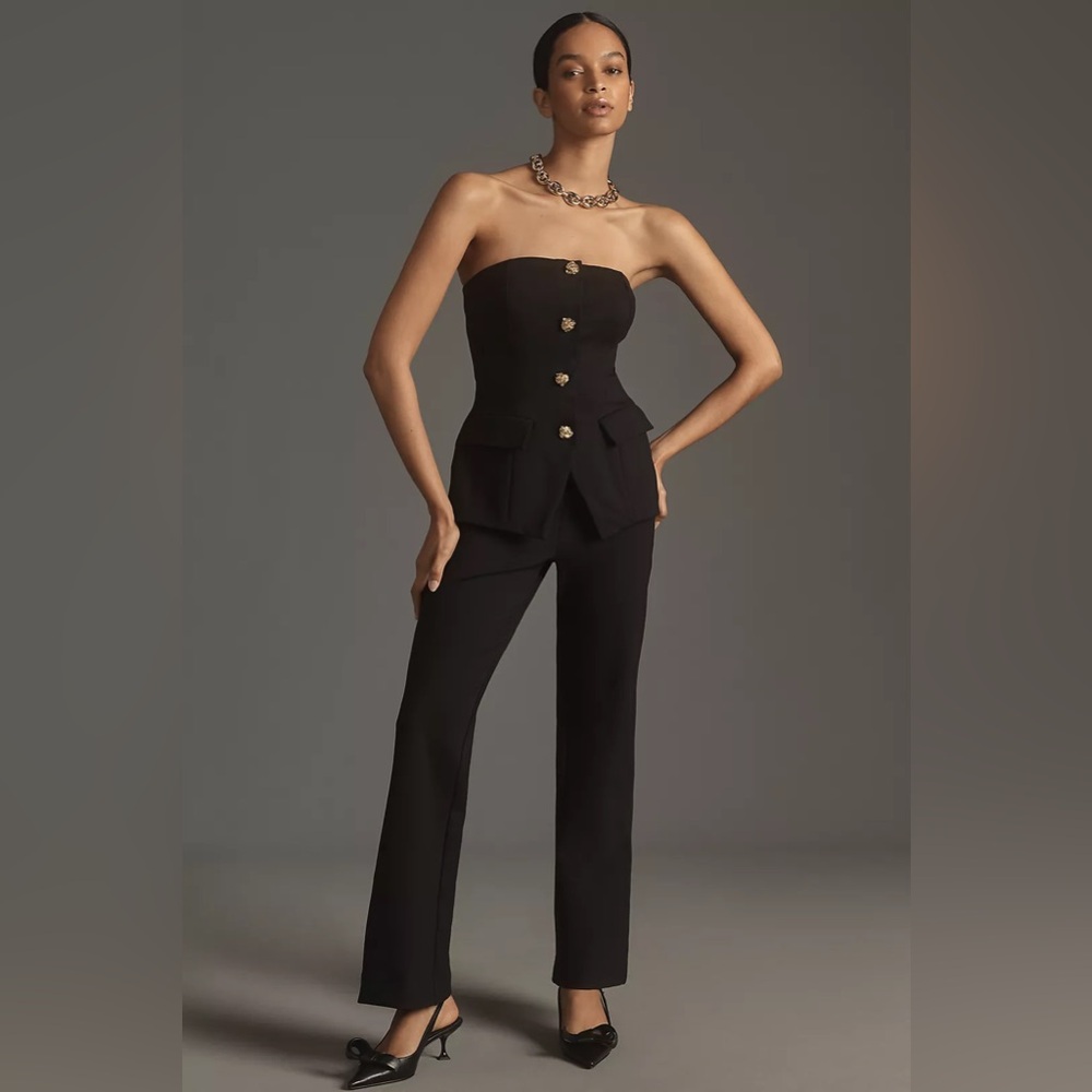 Maeve Strapless Twofer Jumpsuit